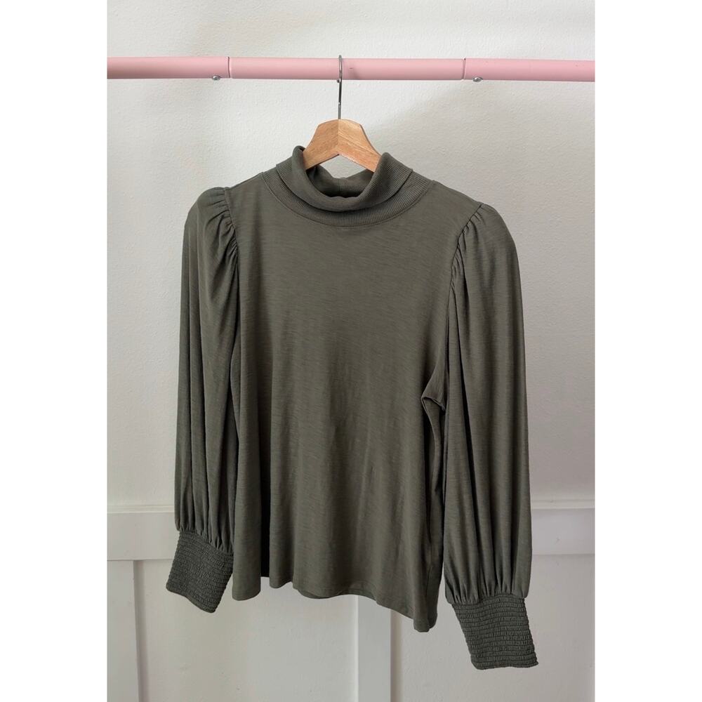 Nation LTD Puff Sleeve Blouse Sz Small